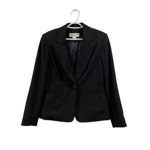 Jones New York Black Blazer Women's Size 6 Business Professional Suit Jacket